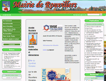Tablet Screenshot of mairie-rouvillers.net
